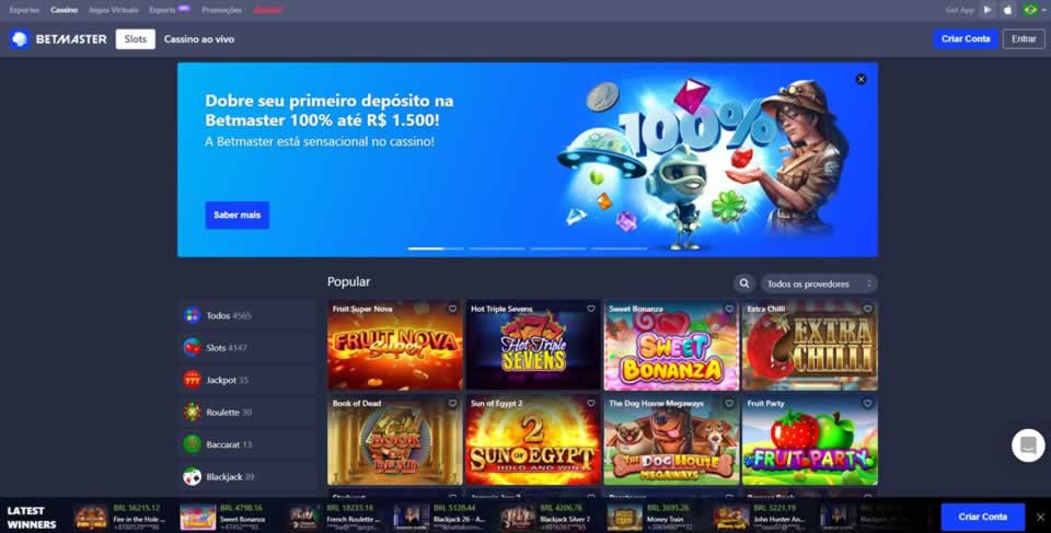 Sortudo.net cadastro