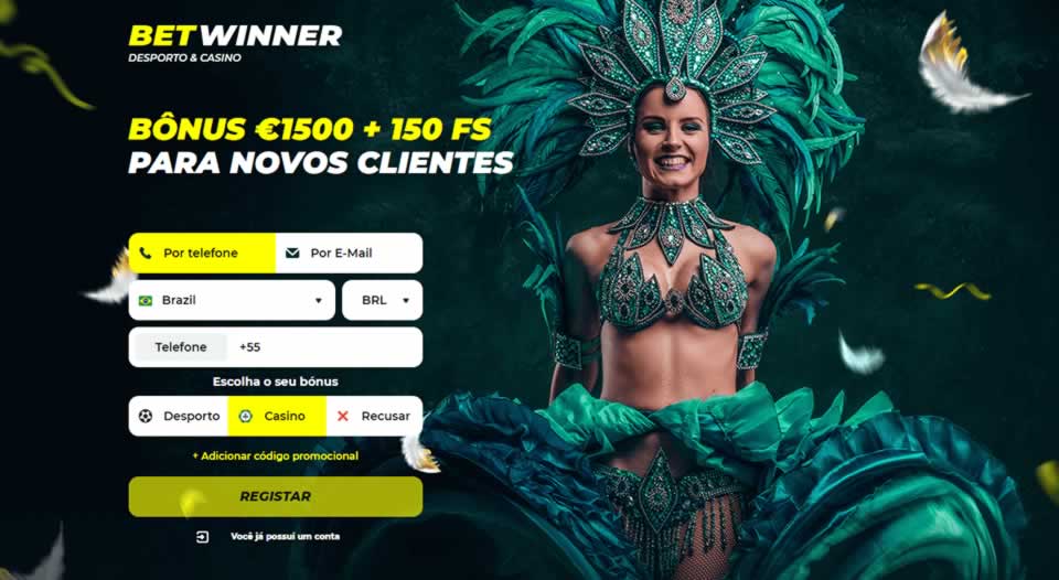 Aposta com cartao de credito